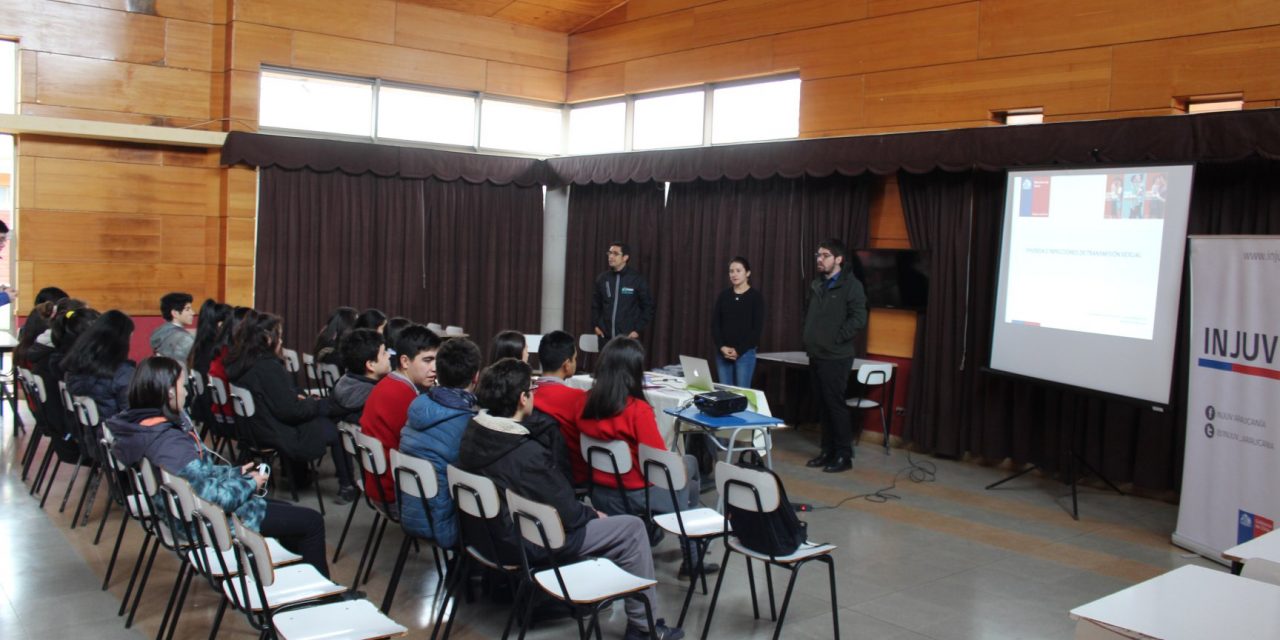 CHARLA DE INJUV A ALUMNOS DE LOS LICEOS DE PURÉN