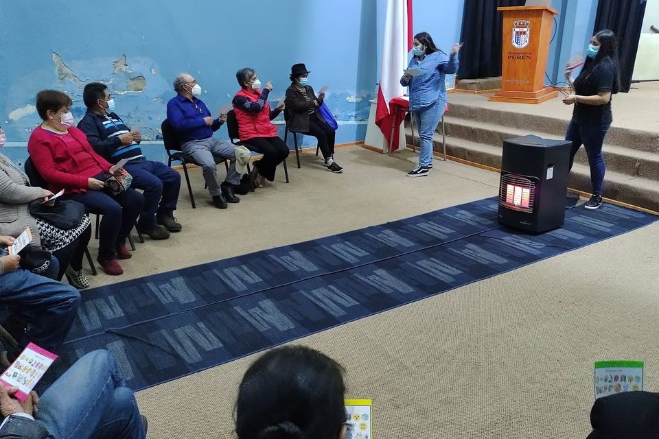 1ra. REUNIÓN PRESENCIAL DE TALLER DE SALUD Y AUTOCUIDADO, en purén