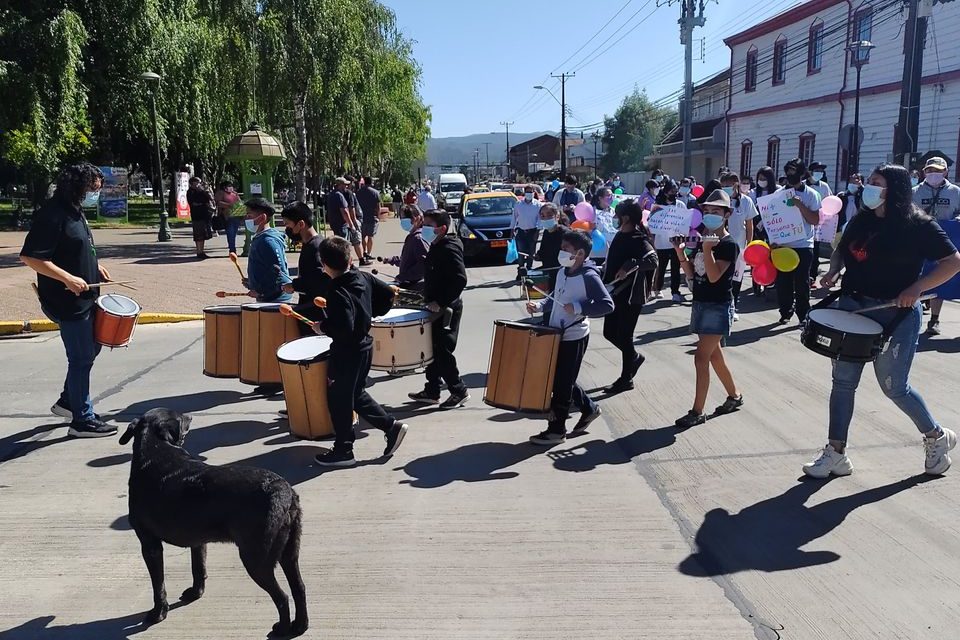 CELEBRAROn con marcha  «DÍA INTERNACIONAL  POR LA INCLUSIÓN», eN PURÉN.