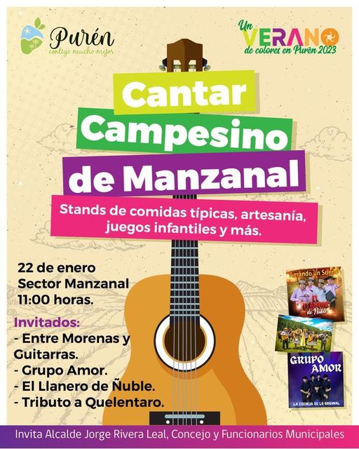 CANTAR CAMPESINO  EN MANZANAL – PURÉN