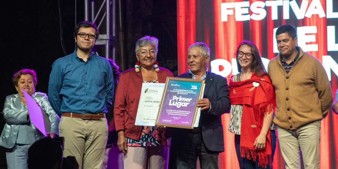 HILBERTO GARCÍA DE LOS SAUCES  GANÓ  EN FESTIVAL DE LA VOZ DEL ADULTO MAYOR, EN  PURÉN