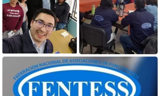 FUNCIONARIOS TÉCNICOS DE HOSPITAL PURÉN CELEBRAN HISTÓRICO CAMBIO DE TURNO