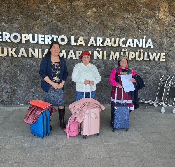 María Salazar, Yuri Pinoleo y Patricia Sepúlveda:PURENINAS PARTICIPAN DE ENCUENTRO NACIONAL DE EMPRENDEDORAS