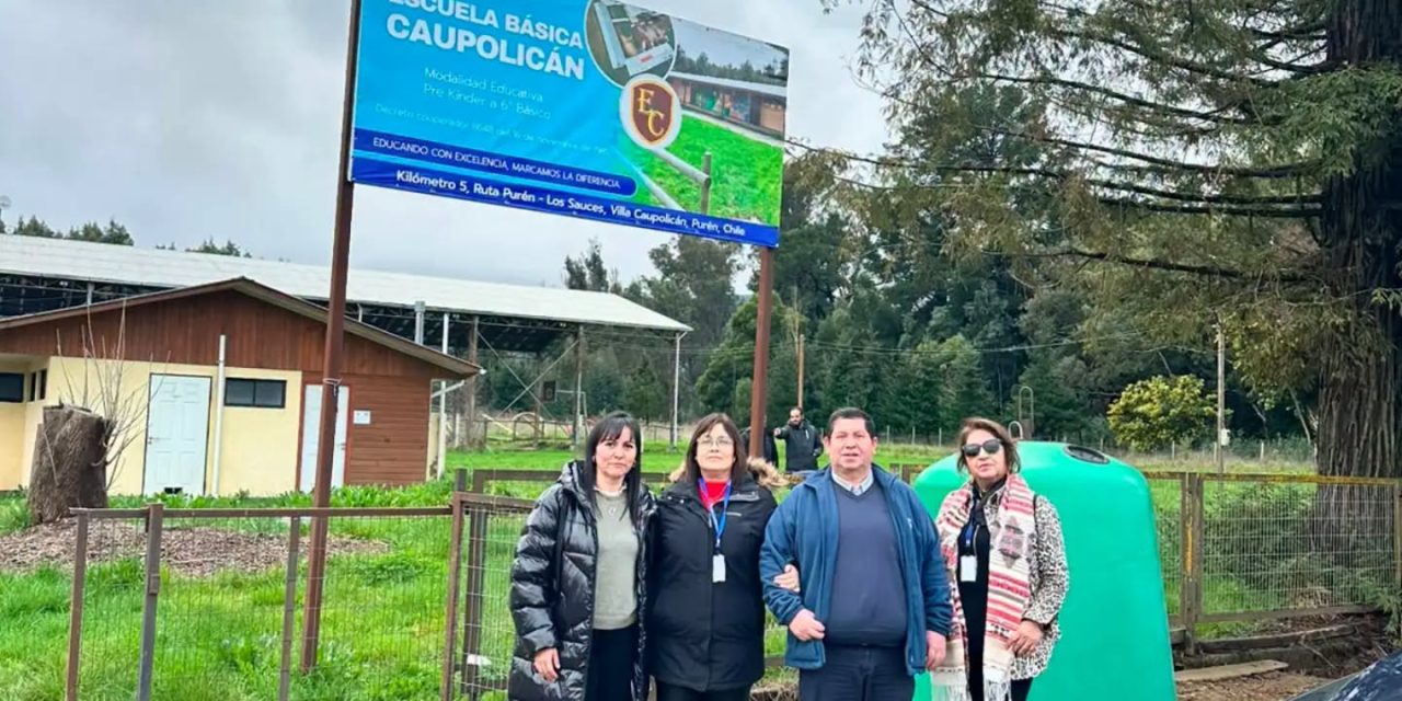 JEFA PROV.  DE EDUC. DE MALLECO,  VISITA PURÉN